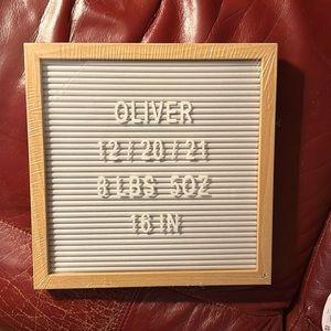 Customizable letter board